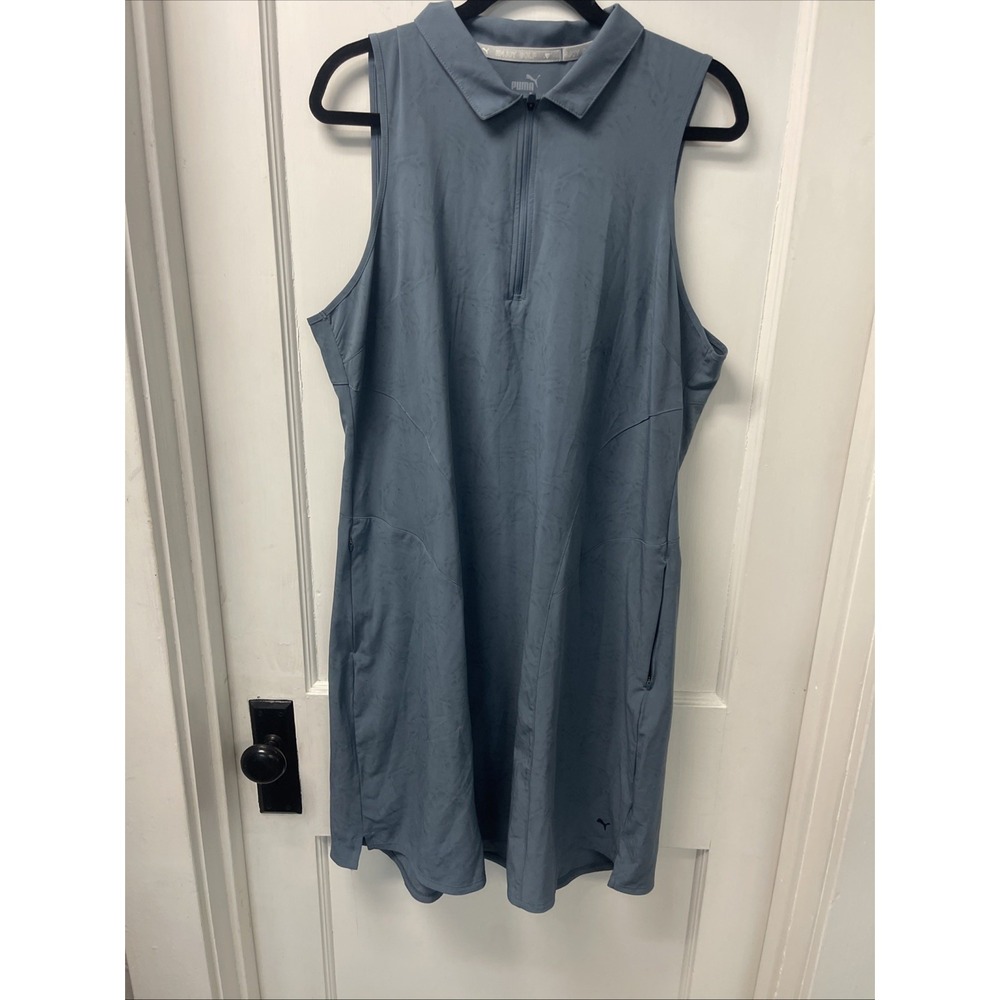 Puma Golf Women's Cruise Golf Dress Size XL  baby Blue
